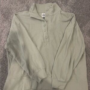 American Eagle Outfitters Light Green Cowl Neck Sweater